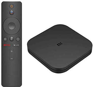 Xiaomi Mi Box S 2 GB RAM + 8 GB Speicher 4K Ultra HD-Multimedia-Player mit Google Assistant-Fernbedienung, Bluetooth, 4K HDR, Dolby Audio, DTS HD, Android 8.1