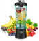 Rainpal Tragbarer Mixer/Mini Standmixer, 600mL USB Wiederaufladbarer Blender mit Becherdeckel, 6 Klingen, Kabelloser Persönlicher Mixer, BPA-Freier Smoothie Maker für Draußen Sport