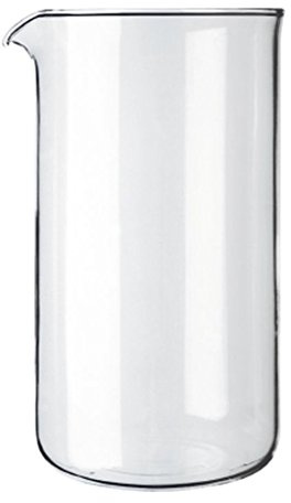 Bodum Ersatzbecher für 8 Tassen, Klarglas
