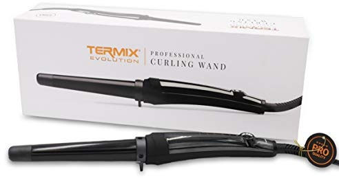 Termix Evolution professioneller Lockenwickler. Lockenstab mit Temperaturregler und Berührungssensor. ProTech-Sicherheitssystem. Sofortige Erwärmung. Thermohandschuh im Lieferumfang enthalten. Schwarz