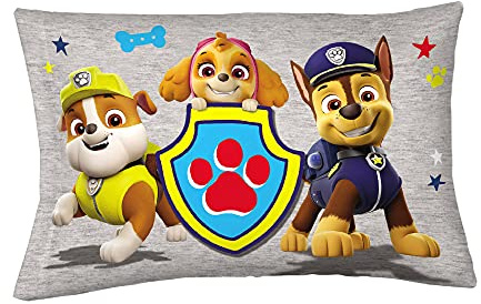 Franco Kids Bedding Super Soft Microfiber Reversible Pillowcase, 20 in x 30 in, Paw Patrol (Prints may vary)