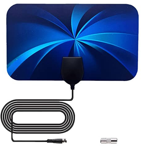 Xiaoxin Antena Digital,TV DVB-T2 con Amplificador Chip IC Inteligente Sofisticado - Receptor señal contra la Humedad y el Trueno Reemplazo Antena para recepción señal TV