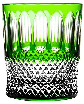 Ajka Colleen Encore Whiskyglas mit Bleikristall, 374 ml, Smaragdgrün, 1 Stück