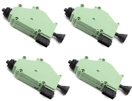 Hzyckj 4 Stück Türschloss Aktuator Zentralverriegelungsmotor 7d0959781a 701959781a 255959781 255959783a für VW -Transporter T4 Multivan Caravelle