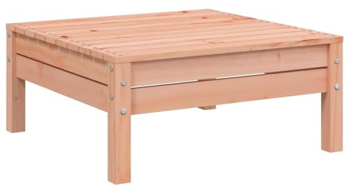 vidaXL Repose-Pied de Jardin, Table Basse, Tabouret de Repos, Meuble de Terrasse Patio Balcon Arrière-Cour Extérieur, Massif de Douglas