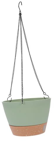 SUPVOX Cesto Sospeso Per Piante Da Fioriera Decorativa Da Appendere Per Balcone Design Elegante e Spazioso Adatto Per Fiori Piante Grasse e Erbe