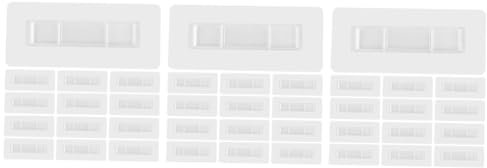 Cabilock 60 Stk Nagelfreier Aufsteckflicken Taschenaufhänger für die Wand Klebehaken zum Aufhängen Kleiderbügel aufbewahrungshaken Handtuchhaken Duschkleber Wandhaken selbstklebend PVC