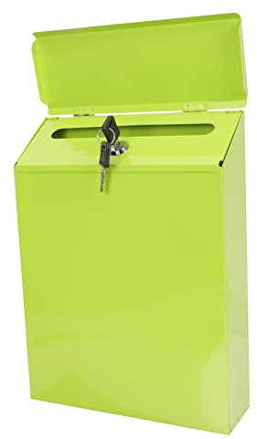 WOONEKY Cassetta Delle Lettere Da Parete Multifunzione Per Casa Comoda Cassetta Postale Accessorio Per Raccolta Di Suggerimenti e Posta Realizzata in Materiale Di Buona Qualità Resistente
