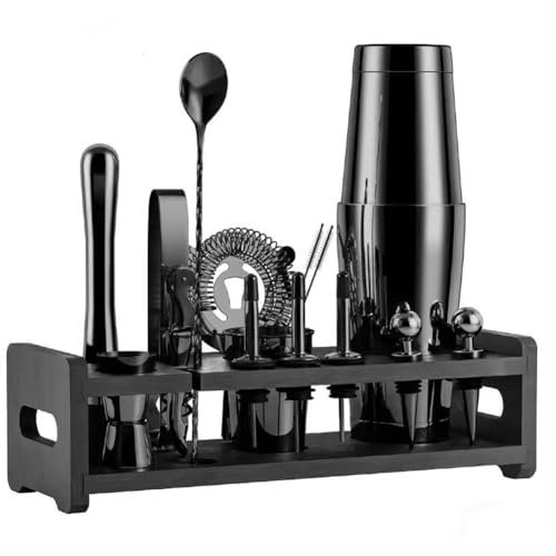 Ensemble Shaker À Cocktail Boston Kit De Préparation De Cocktails Professionnel Accessoires For Outils De Barman En Acier Inoxydable Peut Préparer Une Variété De Boissons For Les Amateurs De Cocktails