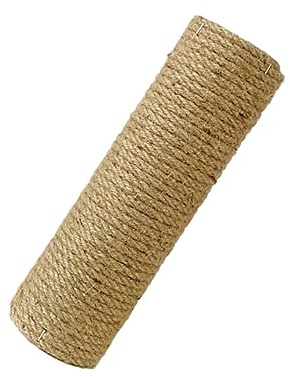 GRIRIW Poste de Recambio para Rascador de Gatos Estructura de Madera Diámetro 6 Cm y 40 Cm de Largo Columna de Escalada para Gatitos Accesorio DIY para Muebles de Gatos Uso en Interiores