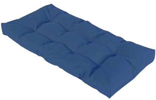 JORTUIO Bankauflage Sitzkissen Gartenkissen Bankkissen 90x50/100x50/110x50/120x50cm, Dicke Von 8-10cm,Sitzauflagen Loungekissen Sitzpolster Auflage Für Bänke/Gartenbank(Deep Blue,100x50cm)