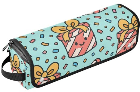 Con alfombrilla resistente al calor para rizador, plancha rizadora, secador de pelo plano, caja de regalo, artículos esenciales de viaje para mujeres