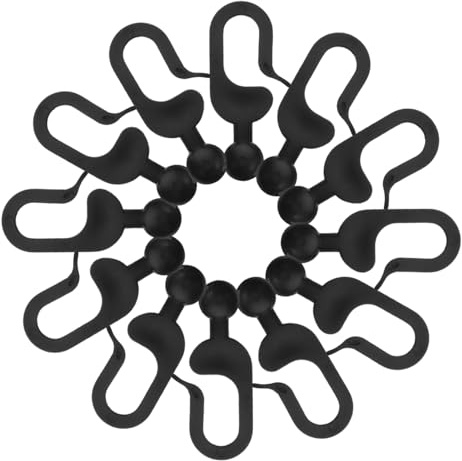 YARNOW 50 Pezzi Ganci in Plastica per Tende Gazebo da Ganci Scorrevoli per Tende da Sole Esterno e Zanzariere Accessori Versatili per Campeggio Viaggi e Hotel Supporto Affidabile e