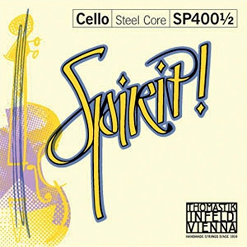 Thomastik Einzelsaite für Cello 1/2 Spirit - C-Saite Seilkern, Chrom umsponnen, mittel