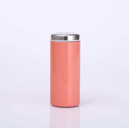 Mini Vacuum Flask Coffee Cups, Travel Cups, Insulated and Reusable Cups with Leak-Proof Lids are Environmentally Friendly and Easy to Carry. 230ml Orange