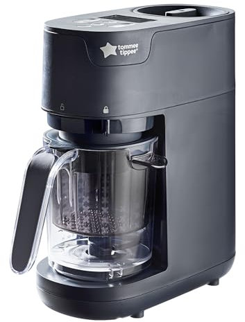 Tommee Tippee Quick Cook 6-in-1, 500ml Capacity, White, Baby Food Maker with Steam, Blend, Chop, Reheat, Defrost and Sterilising Functions for Baby Weaning