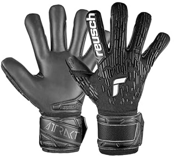 Reusch Attrakt Freegel Infinity Finger Support Flexible und schützende Torwarthandschuhe Herren und Frauen für Erwachsene mit Fingerprotektion perfekt geeignet für Kunstrasen