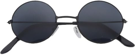 Zhongkaihua Gojo Satoru Gafas de sol Gojo Cosplay Accesorios Gafas de sol polarizadas Marco negro con lentes redondas