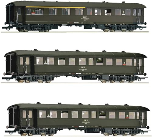 6200058 H0 3er Set Personenzug, PKP, Ep.IV