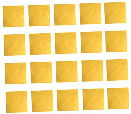 SEWOART 150 Stück Glitzerfolie Goldfolienpapier Zum Basteln Folienpapieraufkleber Für Dekoration Rahmen Wände Und Decken