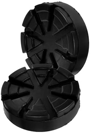 GRADENEVE 2 Stücke Jack Fuß Pads Für Wagenheber Antislip Hebebühne Gummi Pads Zubehör