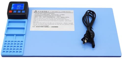 Coussin Chauffant pour écran LCD, Plaque chauffante pour réparation d'écran LCD, séparateur d'écran LCD pour réparation d'écran de Tablette de Smartphone 380mm*220mm*7mm
