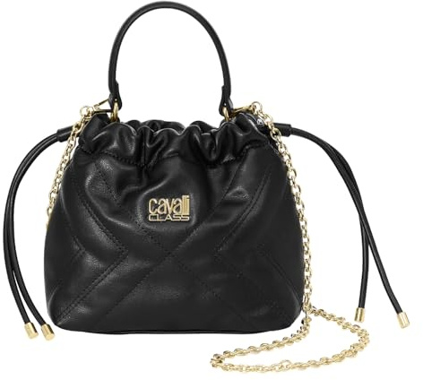 Cavalli Class Bolso Mujer de Mano Bombonera con Correa de Cadena CCHB0203