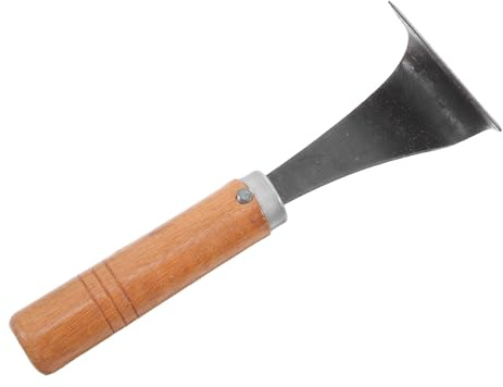 NUOBESTY Raschietto per Corteccia in Metallo Impugnatura Ergonomica Utensile Leggero per Scortecciatura e Potatura Attrezzo Manuale Resistente per Giardinaggio Professionale