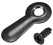 sourcing map Cadre Tournant Bouton 3/4 Métal Strié avec Vis pour Suspendu Images Photos Dessins et Affiches 30Pcs Noir