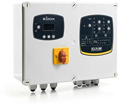DAB E-BOX PLUS D 230-400V/50-60 con display Quadro elettronico di controllo e comando automatico protezione una o due elettropompe uso domestico civile industriale sia monofase che trifasi