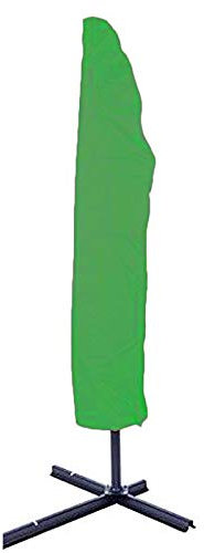 STTC Schutzhülle für Sonnenschirm, wasserdichte Winddichte UV-beständiges, durchgängiger Reißverschluss und Boden Kordelzug, wetterfest,Grün,265 * 30/50/40cm