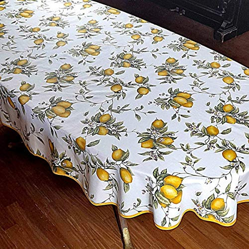 Manifattura Tessile Panama-Tischdecke drucken alle Größen - Zitronen, Rechteckig x12 270