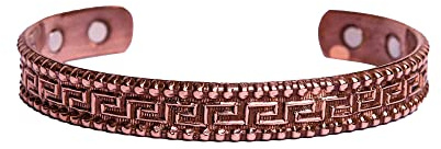 Wonder Care Armband aus reinem Kupfer für Damen und Herren, Copper Kada für Herren, magnetisches Kupferband mit Samtetui und Geschenkbox