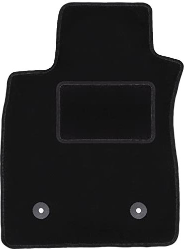 Wielganizator Automatte – Passend für Renault Clio IV Kombi, Schrägheck 2013- – Velours – Autozubehör - Auto Fußmatten – Fußmatte Auto – 1-teilig - schwarz