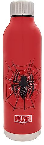 Polar Gear Edelstahl-Wasserflasche – vakuumisolierte Kinder-Wasserflasche für 12 Stunden heiß und 24 Stunden kalt, BPA-frei, auslaufsichere Flasche – ideal für Fans jeden Alters (Spider-Man)