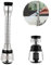 PUCIO Rompigetto Rubinetto Cucina, Abiti lunghi e corti Prolunga Rubinetto, Rubinetto Cucina Rompigetto,360° Rubinetto Rotante Extender, Adattatore Rubinetto per Cucina,Bagno,Argento(15.5cm×3.4cm)