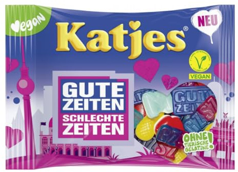 Pufai Katjes Gute Zeiten Schlechte Zeiten vegan Fruchtgummi 175 gr