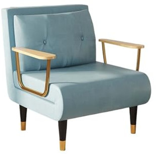 Klappbarer Schlafsesselfa Umwandelbares Schlafsofa, Schlafsofa for eine Person, umwandelbare Chaiselongue-Couch, klappbarer Sofa-Sessel mit 6-fach verstellbarer Rückenlehne, geeignet for Wohnzimmer/Wo