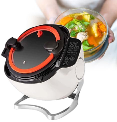 Macchina Per Friggere In Padella Automatica, Pentola Elettrica Commerciale, 3 Velocità Regolabili, Padella Per Friggere In Padella, Robot Per Friggere In Padella, Per Ristoranti, Mense