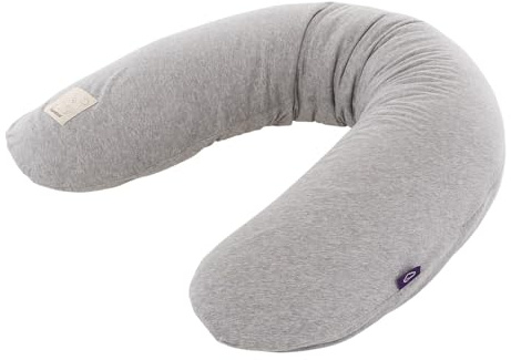 TRÄUMELAND Stillkissen – 180 cm, Elastisches und ergonomisches Schwangerschafts- und Stillkissen, Abnehmbarer & Waschbarer Bezug, Leise EPS-Füllung