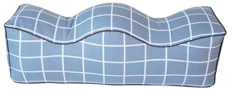 Oreiller de support VLEG - coussin de mélange en coton en polyester, coin d'altitude confortable, coussin mous ergonomique, aide à la relaxation légère | Solution de repos pratique pour le rétrécissem