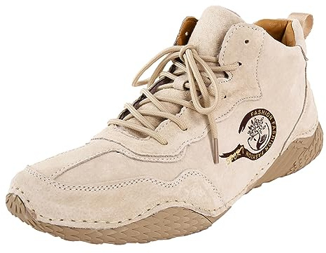 2026 - Botas de agua acolchadas para hombre de ajuste extra ancho para otoño e invierno, botas Chukka de gamuza duraderas para clima frío, para hombre, desierto, casual, para viajes, ligeras, beige