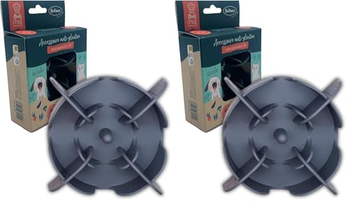BUBIMEX - Accessoire Anti Glouton Chiens et Chats, pour gamelle/Bol jusqu'à 13,5cm de Diamètre, Anti Stress, Silicone sans BPA, Réduit la Mauvaise Haleine, Compatible Lave-Vaisselle et Congélateur