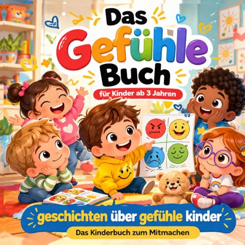 Das Gefühle Buch für Kinder ab 3 Jahren: geschichten über gefühle kinder _ Das Kinderbuch zum Mitmachen