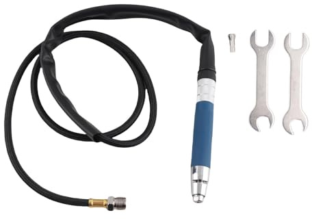 QANYEGN Druckluft-Stift-Schleifmaschine, einstellbarer 1/4-Zoll-Druckluft-Gravierstift, 70.000 U/min-Mikro-Set zum Schleifen, Polieren, Bohren, Gravieren, Anfasen und Entgraten