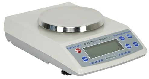 Digital precisionselektronisk våg LCD-analytisk våg Industriell vägning och räkning Vetenskaplig högkvalitativ labvåg med vindruta för laboratorieapotekssmycken, 300 g/0,001 g
