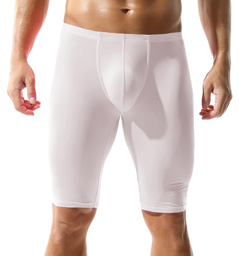 YUFEIDA Legging de Compression pour Homme - Transparent