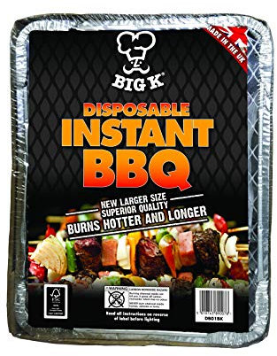Big K All in One BBQ Picnic Size FSC, 1x Disposable Instant BBQ