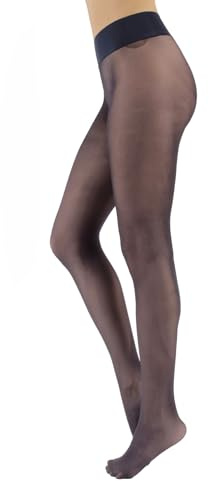 CALZITALY Collants Voiles sans Coutures, Collant No Couture avec Pois, S, M/L, L/XL | 15 DEN | Fabriqué en Italie