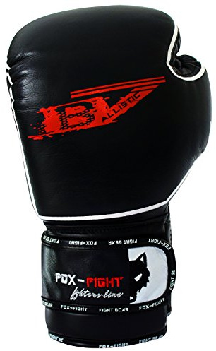 FOX-FIGHT B7 Boxhandschuhe professionelle hochwertige Premium Qualität aus echtem Leder Sandsack Training Sparring Muay Thai Kickbox Freefight Kampfsport BJJ Sandsackhandschuhe Gloves